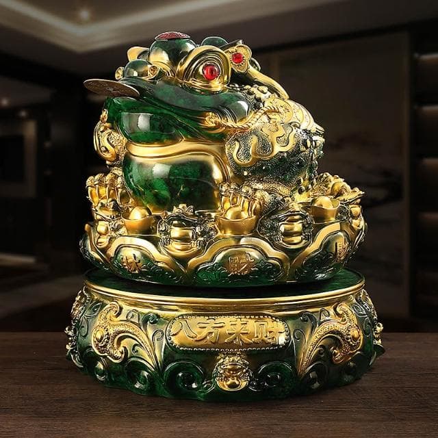 招財金蟾 旋轉三足蟾蜍 金蟾 招財擺件 玄關擺飾 財位擺飾 擺件 風水擺件 招財 聚財 開幕送禮 喬遷 開幕 禮物