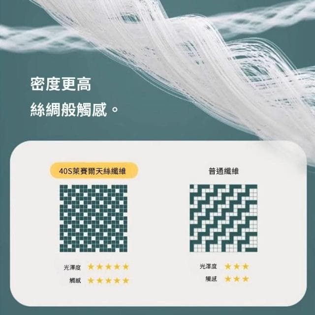 宜室家居 輕奢40支天絲™萊賽爾兩用被床包四件組-6尺加大 多款任選 床單床罩 4件組