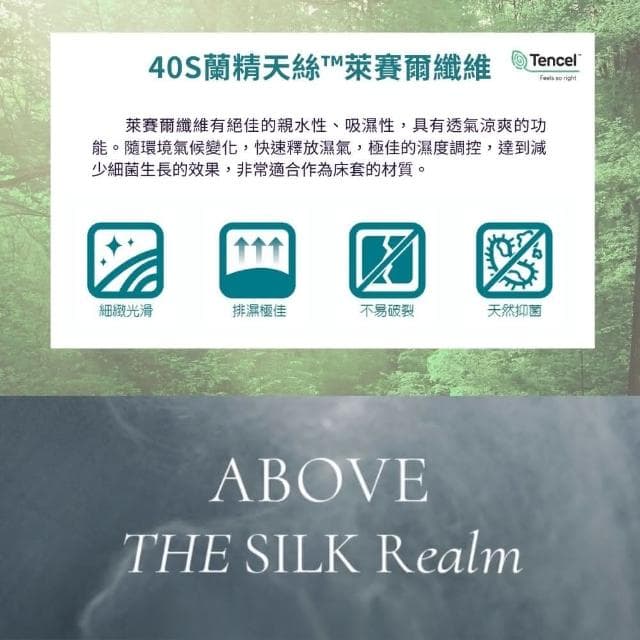 宜室家居 輕奢40支天絲™萊賽爾兩用被床包四件組-6尺加大 多款任選 床單床罩 4件組