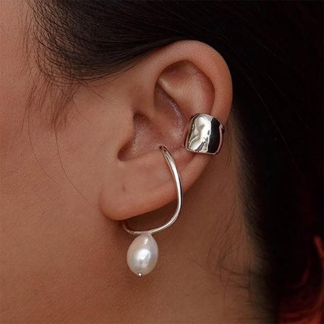 【LEESA】耳骨耳環\無耳洞耳環\韓系耳夾\耳環\飾品\韓國耳環\男女同款\耳夾耳環\耳骨夾\禮物\無痛耳夾\個性耳環\百搭\