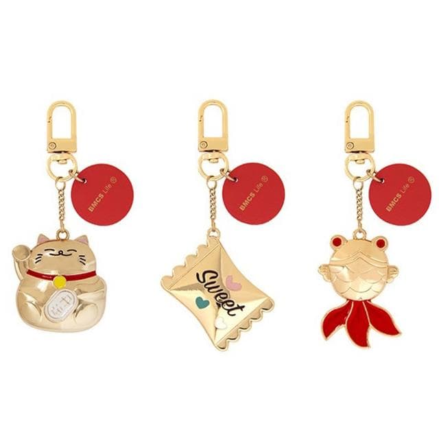 【LEESA】金屬吊飾\招財貓\飾品\吊飾\包包吊飾\禮物\鑰匙圈\情侶吊飾\閨蜜吊飾\飾品\鑰匙扣\可愛小物\可愛吊飾\