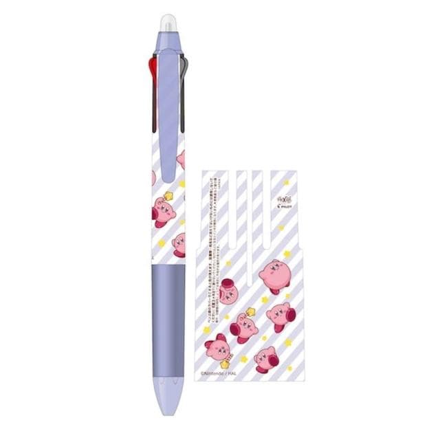 【PILOT 百樂】百樂 Frixion Ball 3 Slim 星之卡比 卡比 三色0.5mm 魔擦筆 擦擦筆(三色擦擦筆/畢業禮物/交換禮物)