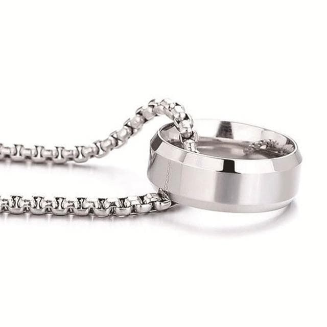 【LEESA】防過敏項鍊\醫療鋼\飾品\男生項鍊\戒指項鍊\不掉色項鍊\禮物\鈦鋼項鍊\送男友禮物\戒指\嘻哈\個性\設計感\