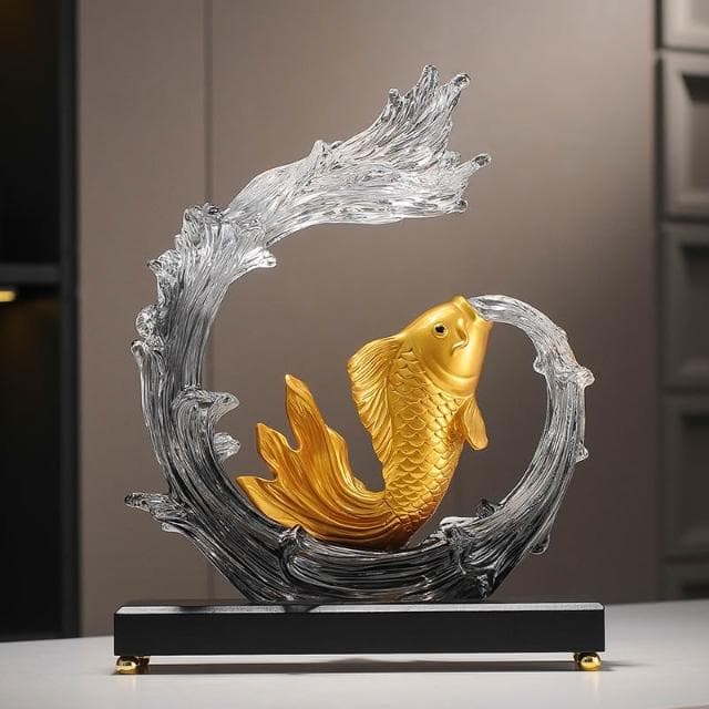 新中式風生水起葫蘆擺件客廳搬家禮物辦公室裝飾品喬遷新居禮