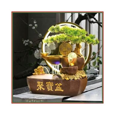 💕💕 招財進寶聚寶盆 金蟾招財流水盆 流水聚寶盆 流水擺件 招財擺飾 開運 風水招財流水組 風水擺件 開幕送禮 入厝禮物