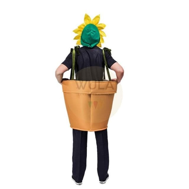 搞笑向日葵裝兒童成人版 WULA烏拉 向日葵盆栽裝 植物主題服裝 盆栽服 萬聖節搞怪頭套 花服