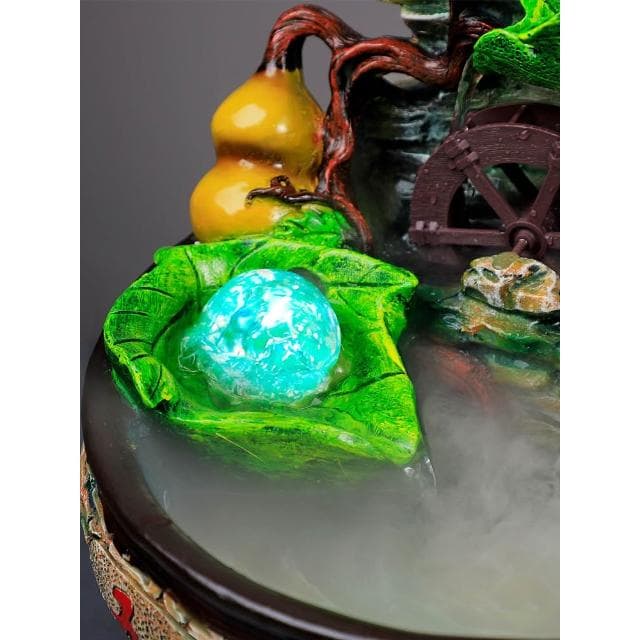 风水轮球礼物生财水晶球流水喷泉客厅循环水开业礼品葫芦招财摆件
