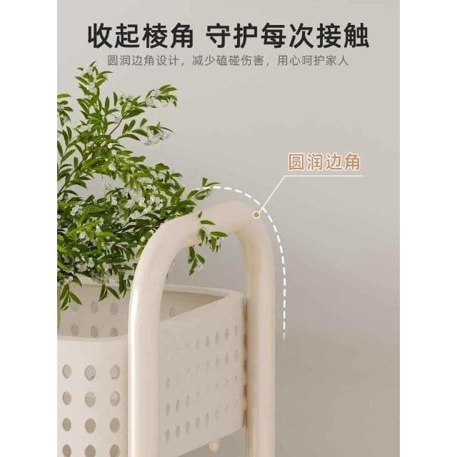 花架 盆栽架 花盆架 客廳花架子落地式雙層簡約移動層架植物花盆架陽臺多肉加厚置物架