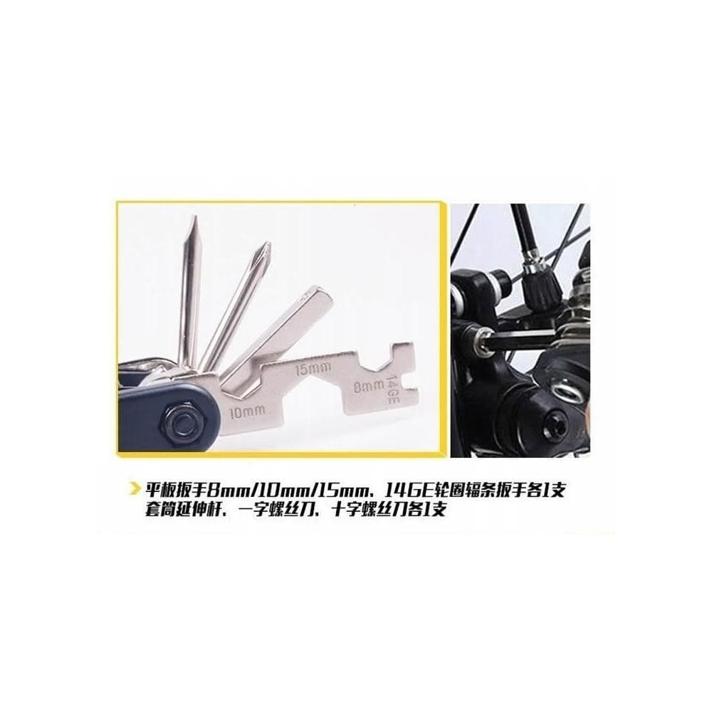 🎀美小姐精選現貨在台🍔單車維修工具套裝 隨身工具組 腳踏車工具組 山地車維修 隨身折疊工具組 單車隨身工具組 螺絲刀 便攜單車工具