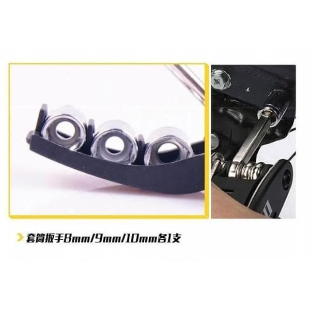🎀美小姐精選現貨在台🍔單車維修工具套裝 隨身工具組 腳踏車工具組 山地車維修 隨身折疊工具組 單車隨身工具組 螺絲刀 便攜單車工具