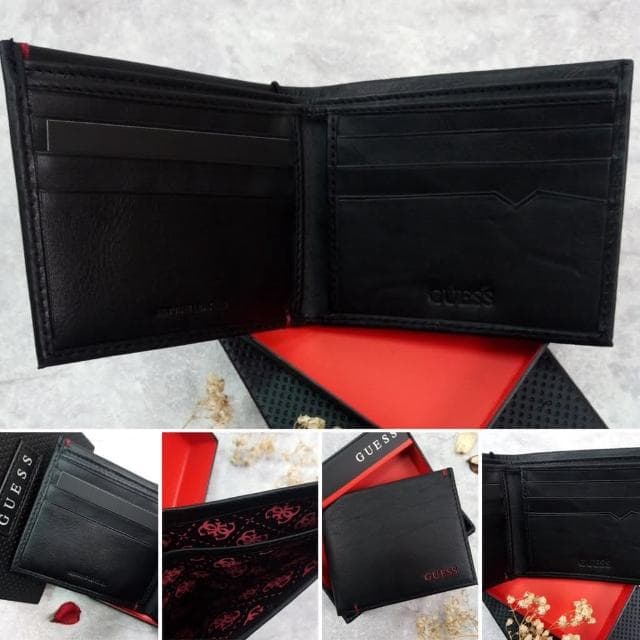 【GUESS】GUESS 皮夾 短夾 現貨 銘版 錢包 ❤️父親節 情人節卡夾 送禮 現貨 情人節禮物 配件