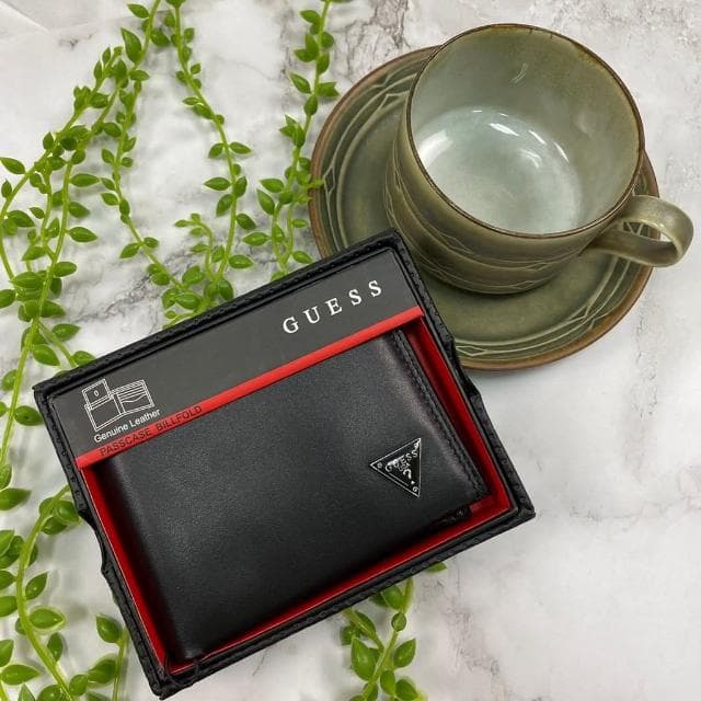 【GUESS】GUESS 皮夾 短夾 現貨 銘版 錢包 ❤️父親節 情人節卡夾 送禮 現貨 情人節禮物 配件