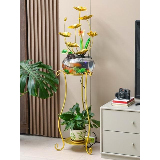 魚缸迴圈流水擺件 招財特大號客廳電視櫃旁裝飾品 開業喬遷禮物 玄關擺件
