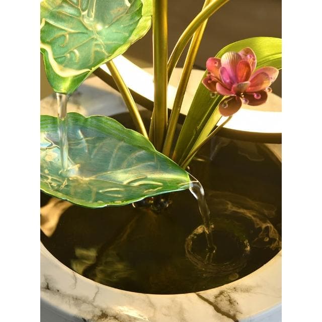 風水輪流水生財迴圈水擺件裝飾 客廳玄關擺件 喬遷新居禮品 招財開業禮物