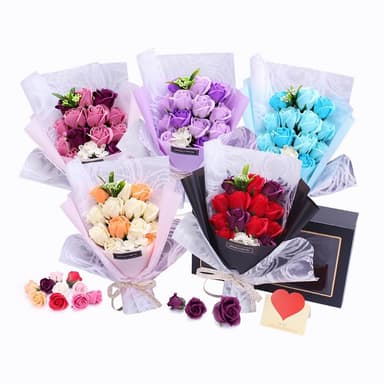 【VENCEDOR】13朵香皂花束玫瑰花束 情人節 畢業禮物 生日送禮 禮盒組-1入