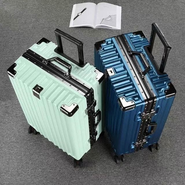 行李箱24寸 抗摔耐磨大容量鋁框拉杆箱 20寸密碼箱 旅行箱 登機箱