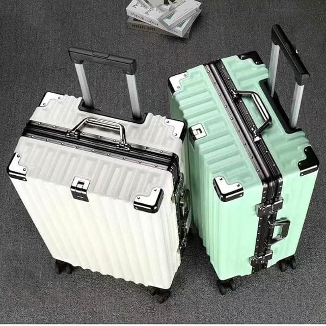 行李箱24寸 抗摔耐磨大容量鋁框拉杆箱 20寸密碼箱 旅行箱 登機箱