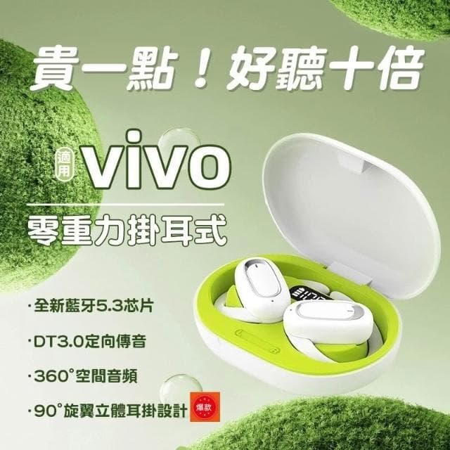 台灣出貨 ows開放式不入耳掛式藍牙耳機 可旋轉耳機 無線耳機 長續航耳掛式耳機 通話抗噪耳機 防水數顯5.3掛耳式耳機