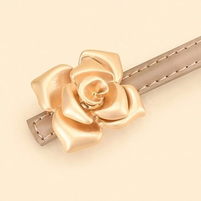 【LEESA】洋裝皮帶\腰帶\褲帶\皮帶真皮\細腰帶\牛皮皮帶\女士皮帶\毛衣皮帶\精品皮帶\高質感\可代打洞\女生禮物\皮帶