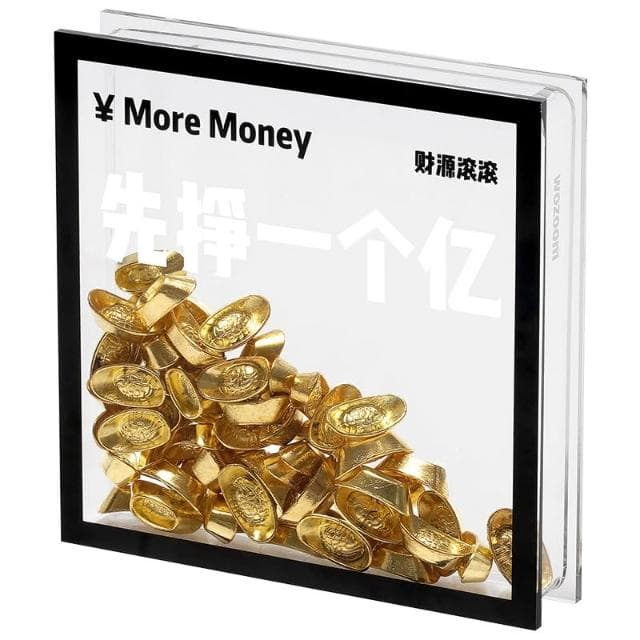 wozoom屋准日進鬥金創意擺件喬遷客廳玄關辦公室裝飾品開業禮物