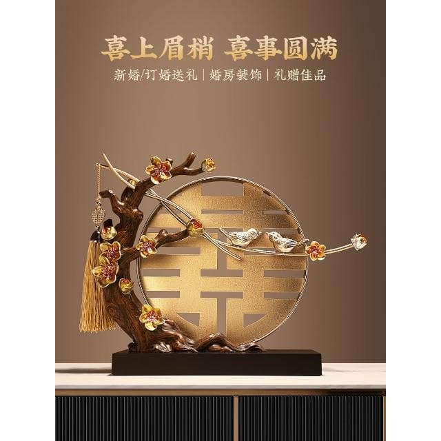 新婚禮物送新娘新人閨蜜訂婚結婚禮品輕奢高端新中式伴手禮擺件