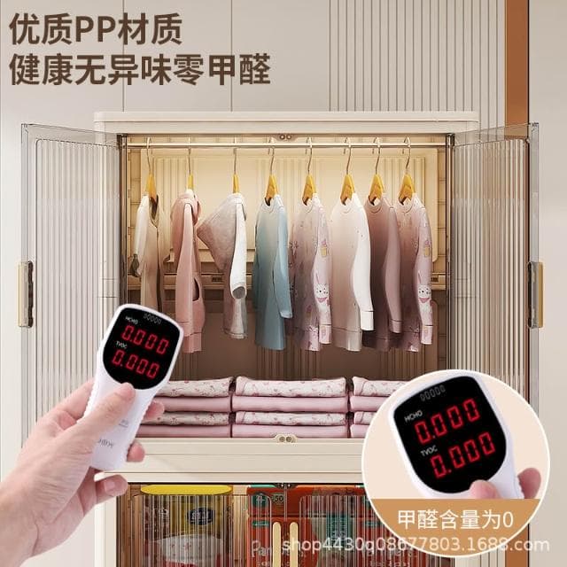 免安裝寶寶衣櫃兒童衣服整理箱嬰兒小衣櫥塑膠家用折疊收納儲物櫃