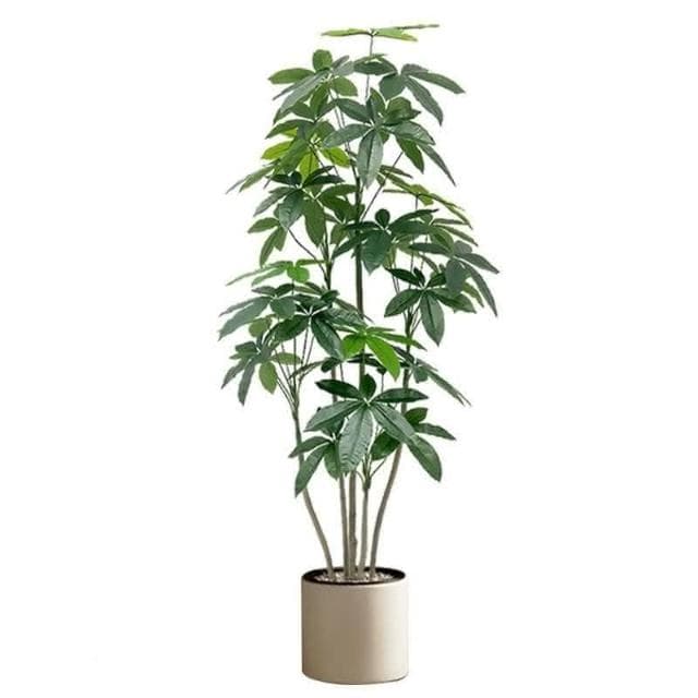 發財樹仿 真綠植 高端輕奢植物 客廳裝飾植物 落地擺件植物 室內盆栽 假樹仿真花擺設