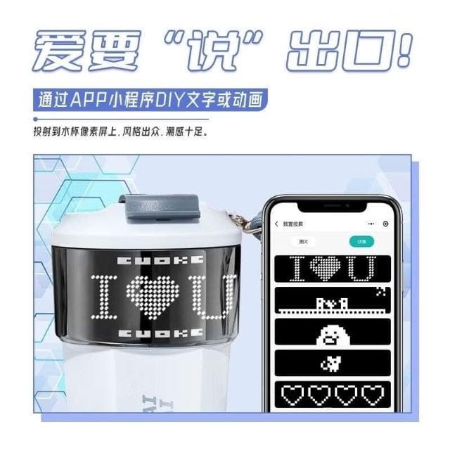 現貨 保溫杯 咖啡杯 DIY創意 隨行杯 高顔值 男生 女生 聖誕禮物 350ml 紫定能行