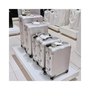 德國全鋁鎂合金行李箱20寸登機箱大容量拉桿箱金屬旅行箱 男女皮箱