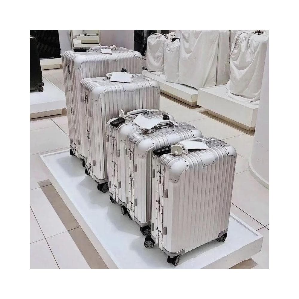 德國全鋁鎂合金行李箱20寸登機箱大容量拉桿箱金屬旅行箱 男女皮箱