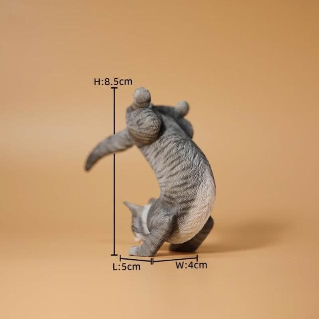 JXK 1/6 瑜伽貓2.0模型 創意可愛貓咪萌寵寵物周邊禮物擺件手辦
