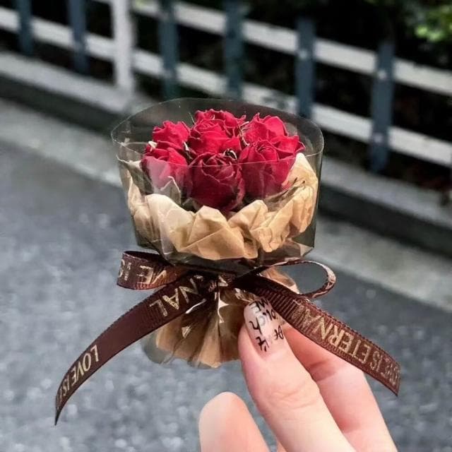 森林海迷你花束 迷你乾燥花束 畢業花束 畢業禮物 乾燥花 永生花束 小清新小花束 迷你乾燥花 婚(迷你乾燥花束)