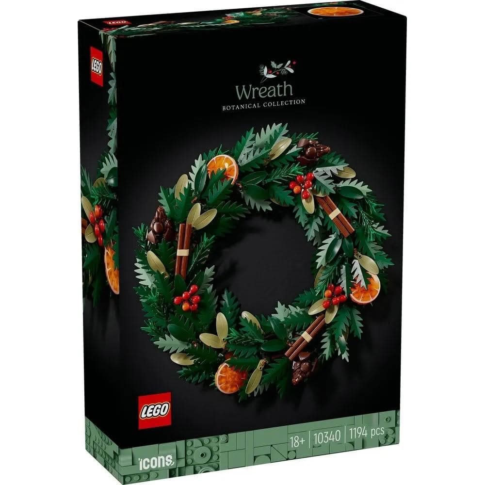 【LEGO 樂高】高雄天利鄭姐｜樂高 花藝 Botanicals 系列 10340 花圈 禮物 居家擺設 聖誕節 景觀模型