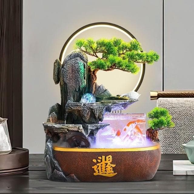 招財流水盆  流水聚寶盆 流水擺件 魚缸 開運 招財擺飾 風水招財流水組 風水擺件 入厝禮物 開幕送禮