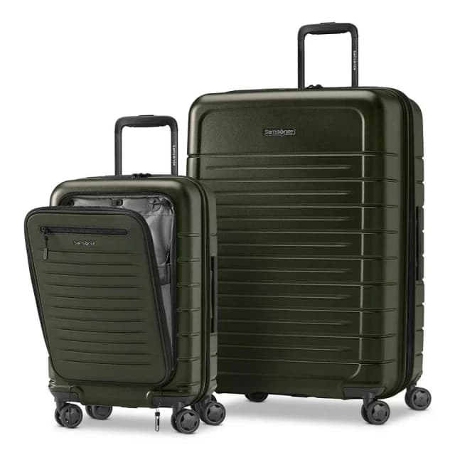 【Samsonite 新秀麗】Variate行李箱 22吋 + 29吋 2入超值組 (曜石黑/軍墨綠)