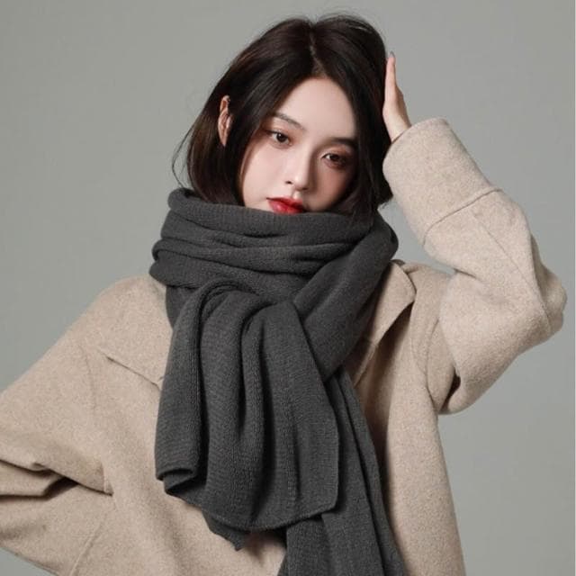 仿羊絨加厚保暖圍巾《J.Y》圍巾 素色圍巾 男圍巾 女圍巾 聖誕節禮物 秋冬必備 百搭
