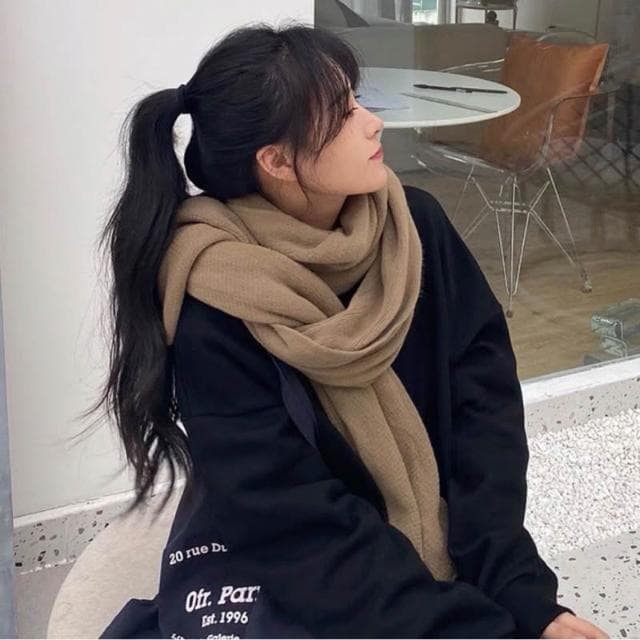 仿羊絨加厚保暖圍巾《J.Y》圍巾 素色圍巾 男圍巾 女圍巾 聖誕節禮物 秋冬必備 百搭