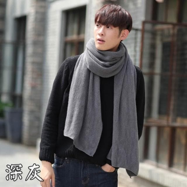 仿羊絨圍巾《J.Y》圍巾 圍脖 保暖 冬季圍巾 素色圍巾 男圍巾 女圍巾 聖誕節禮物 百搭 基本款