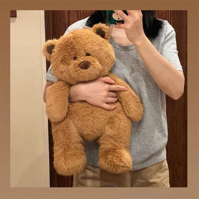 ENMA STUDIO正版可爱榛果熊玩偶儿童毛绒玩具棕色小熊ins节日礼物