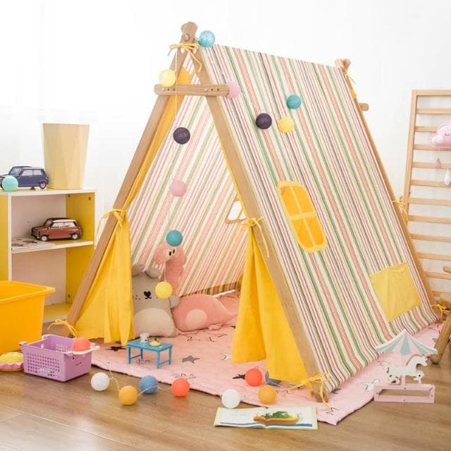 🔥免運熱賣🔥兒童帳篷 室內公主女幼兒園帳篷玩具 遊戲屋 寶寶家用小房子 禮物促銷 分床神器
