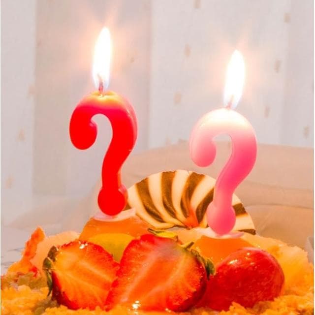 嚴選SHOP 1入 問號蠟燭 生日蠟燭 蛋糕蠟燭 派對蠟燭 創意生日蠟燭 婚慶派對浪漫蠟燭 無煙蠟燭 K163