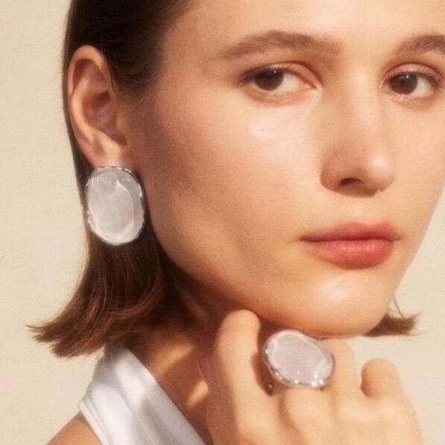 【MoonDy】飾品 耳環 戒指 女生耳環 戒指女 禮物 耳釘 可調節戒指 高級感 氣質耳環 尾戒 閨蜜戒指 質感耳環 小紅書