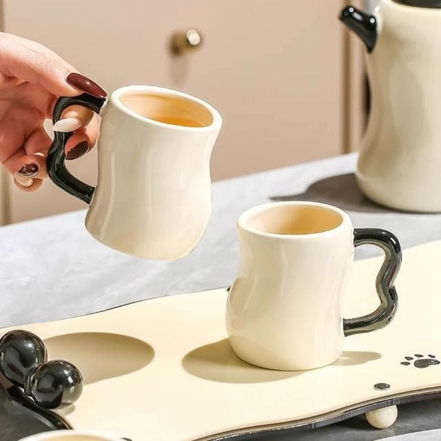 MuShang 慕尚 高品質茶具套裝 下午茶茶具 客廳待客喝水杯 水杯水壺茶杯茶壺 喬遷新居禮物