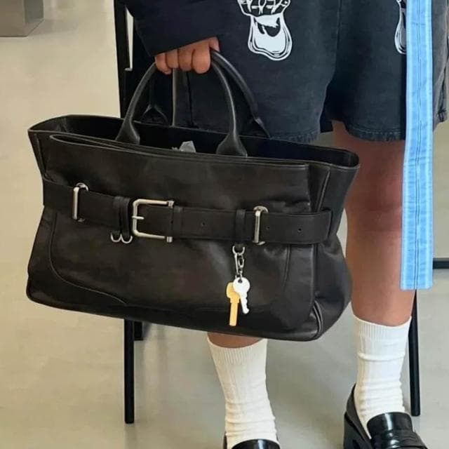 【LEESA】皮革包包\斜背托特包\包包\手提包\斜背包\托特包\機車包\黑色包包\手提托特包\公事包女\律師包\大包包\禮物