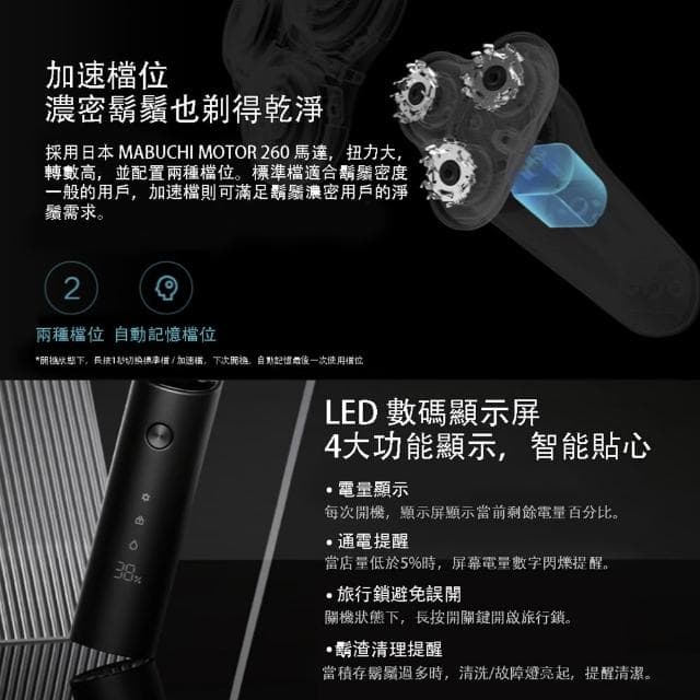 小米 米家電動刮鬍刀S500