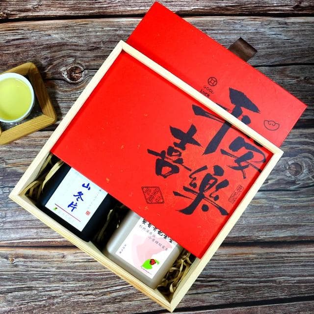 【龍源茶品】龍源茶品 平安喜樂木質典雅手提茶葉禮盒 120g~300g/附提袋 SGS最高項目農藥檢驗合格│送禮推薦禮盒│杉林溪茶