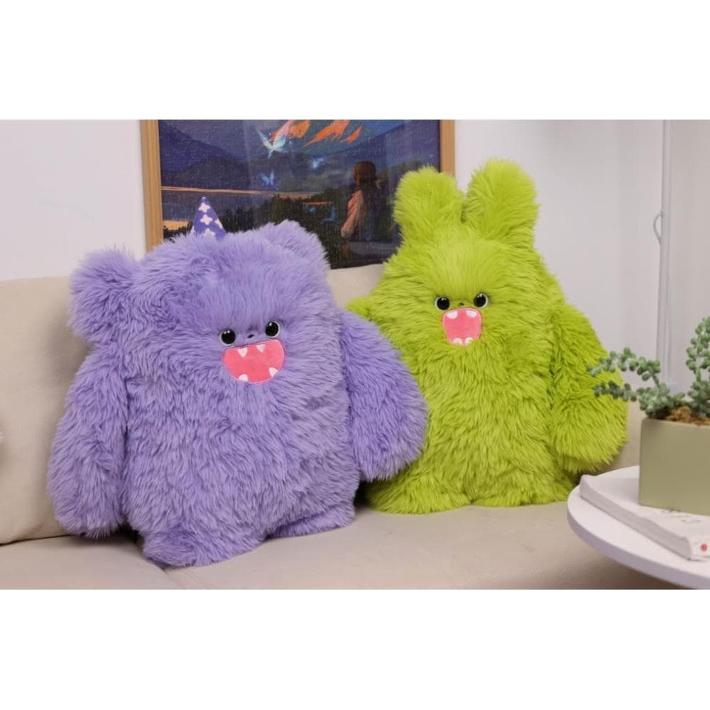 青壹坊可愛毛絨玩具卡通小怪獸玩偶大號女孩睡覺抱枕公仔節日禮物