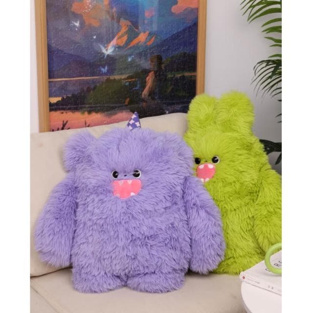 青壹坊可愛毛絨玩具卡通小怪獸玩偶大號女孩睡覺抱枕公仔節日禮物