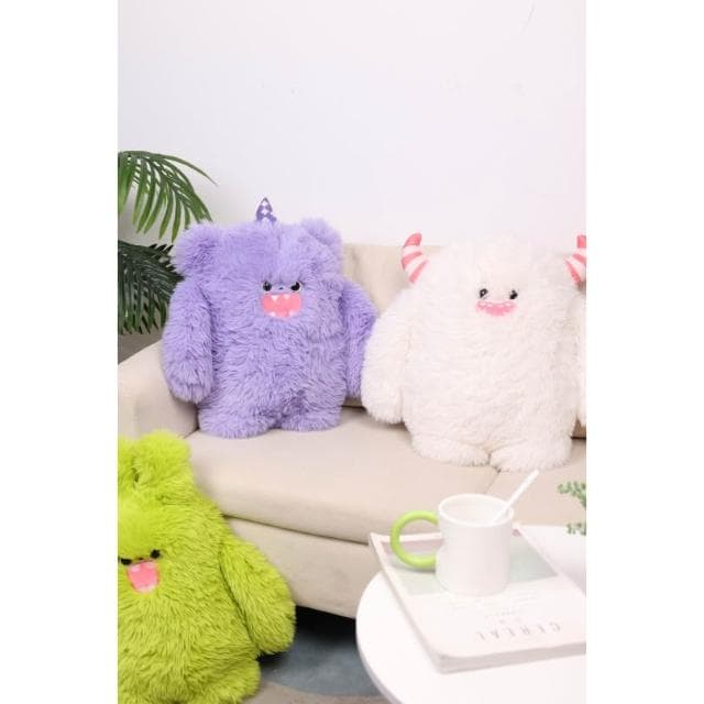 青壹坊可愛毛絨玩具卡通小怪獸玩偶大號女孩睡覺抱枕公仔節日禮物