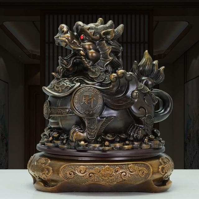 招財進寶玉石貔貅擺件聚財皮丘貔恘客廳前臺裝飾辦公室桌開業禮物